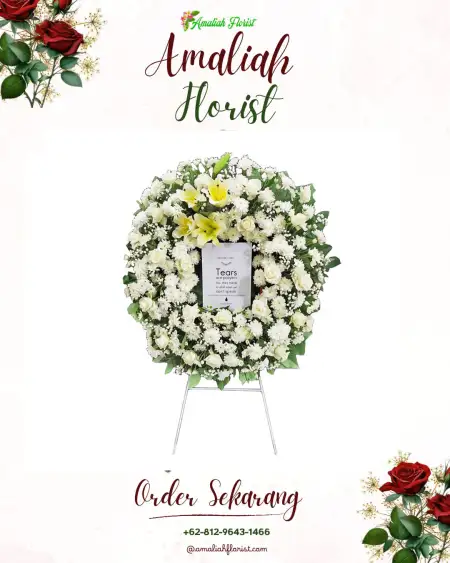 Krans Bunga Duka Outdoor Wedding Tangerang