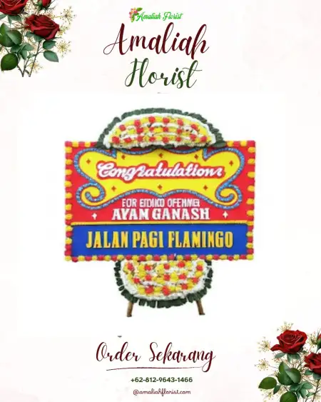 Sewa Papan Bunga Outdoor Wedding Tangerang