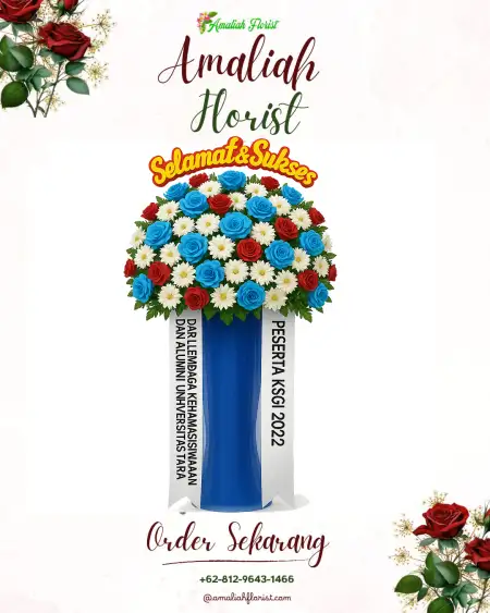 Standing Flowers Outdoor Wedding Tangerang
